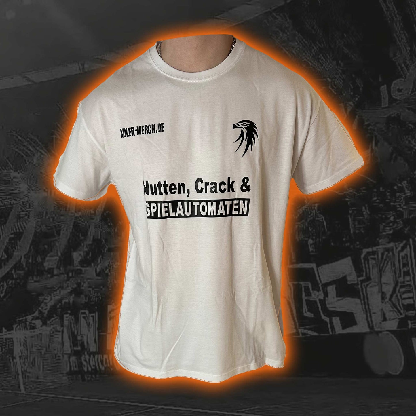 T-Shirt "Nutten" weiss
