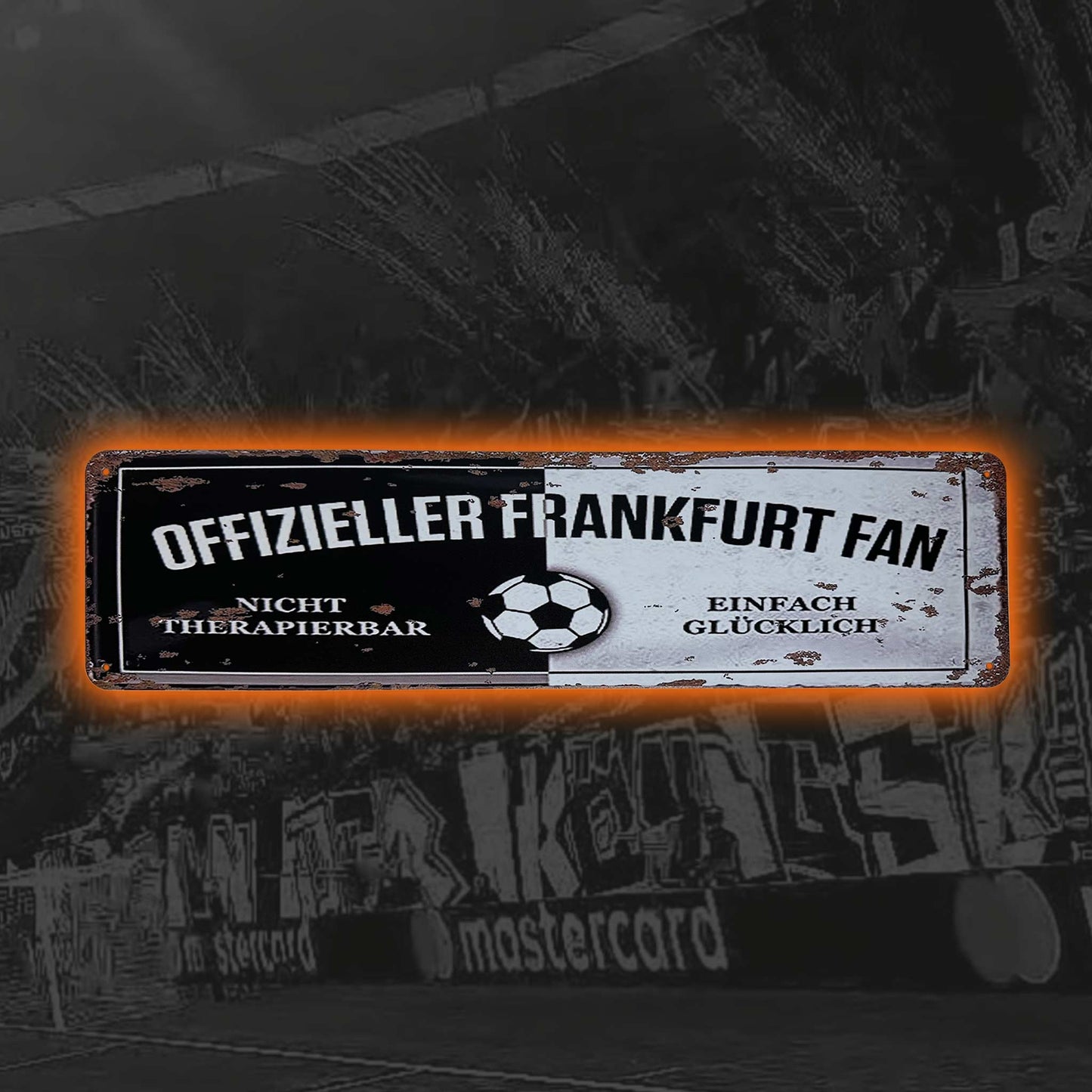 Blechschild "Nicht therapierbar"