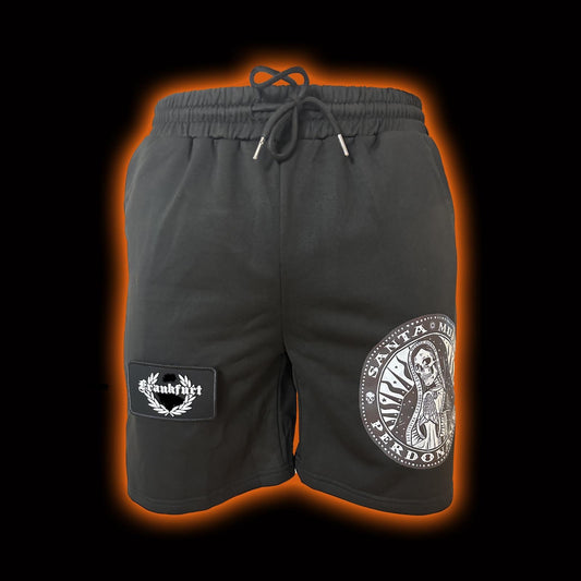 Short "Santa Muerte" schwarz