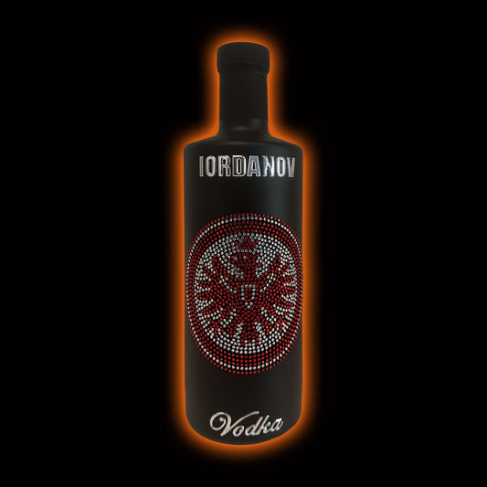 Eintracht Frankfurt IORDANOV Wodka Black Label 0,7 Liter