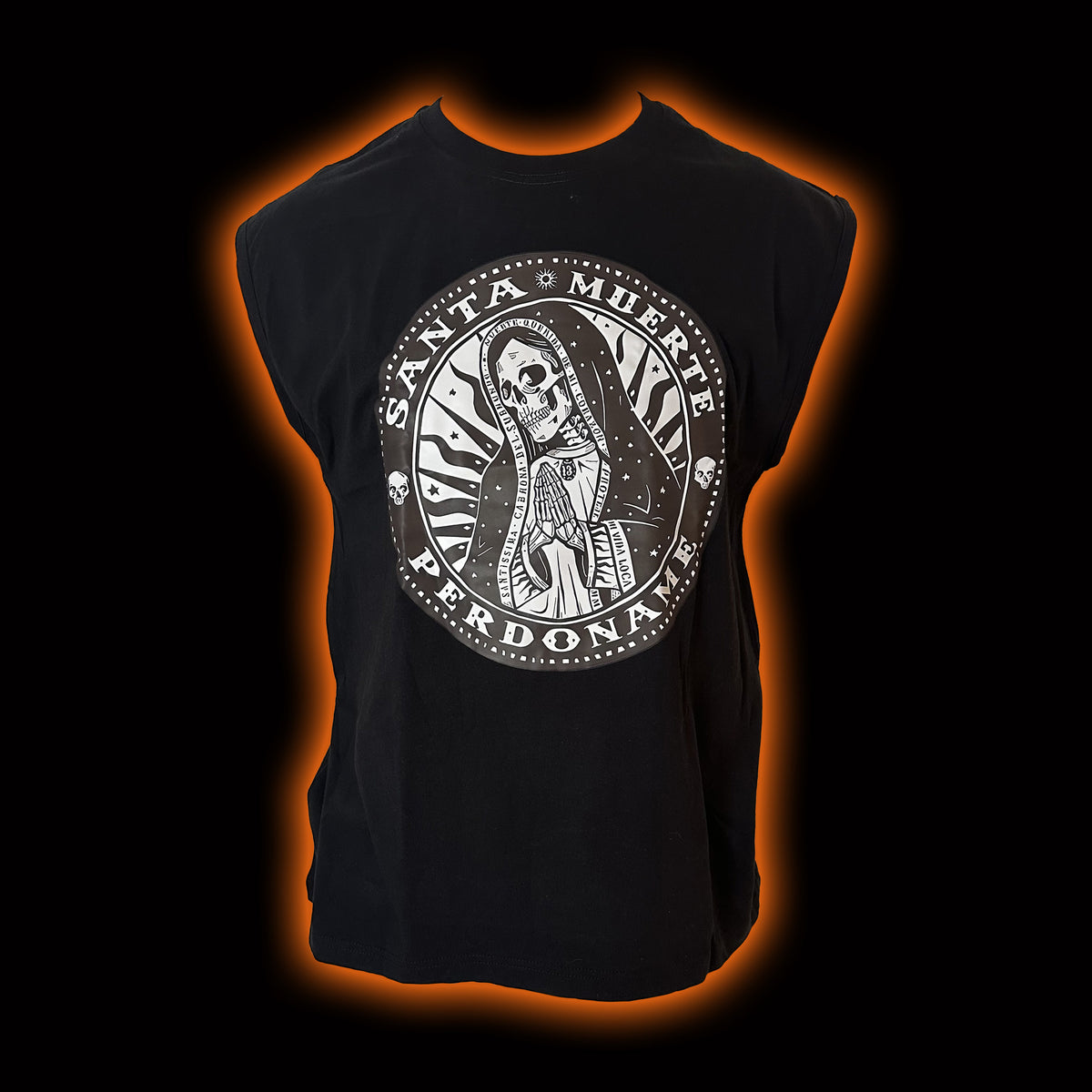 Muscle-Shirt "Santa Muerte" schwarz