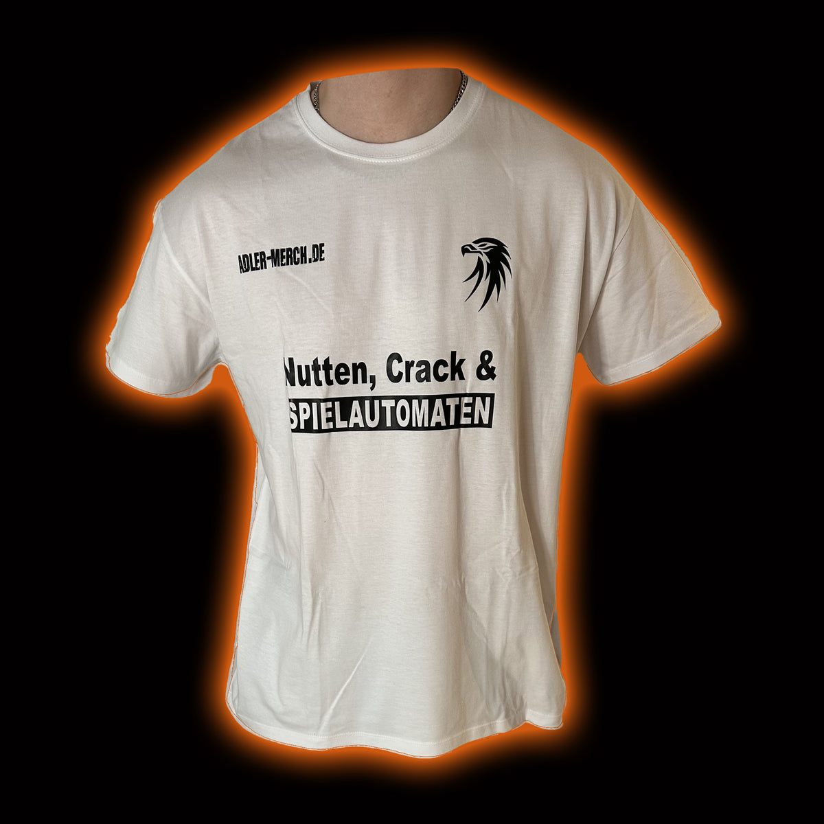 T-Shirt "Nutten" weiss