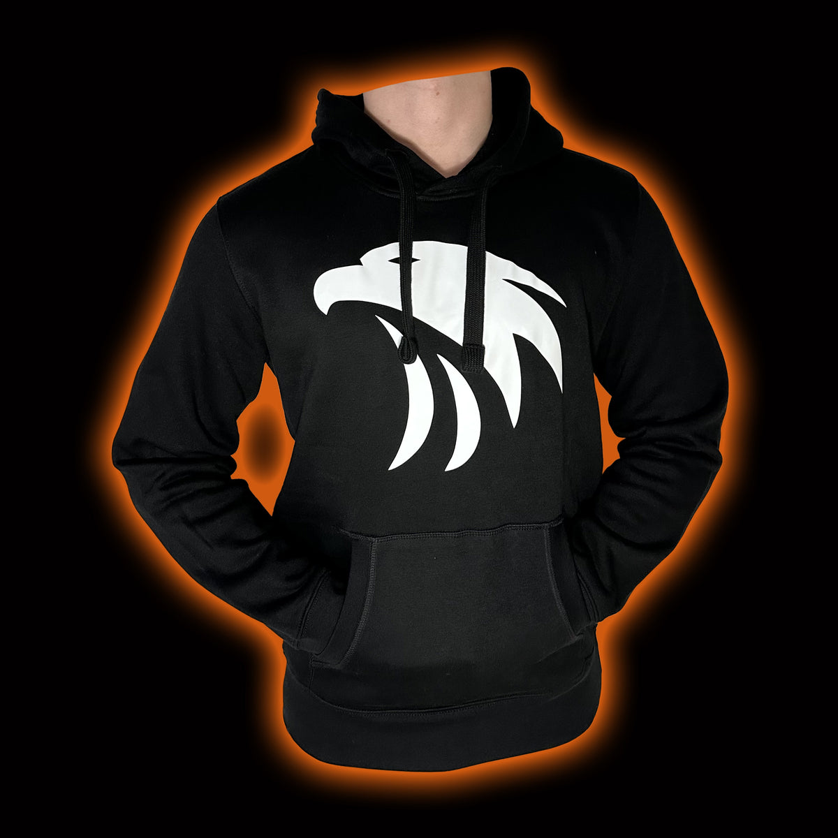 Hoodie "La Bestia Blanca" schwarz