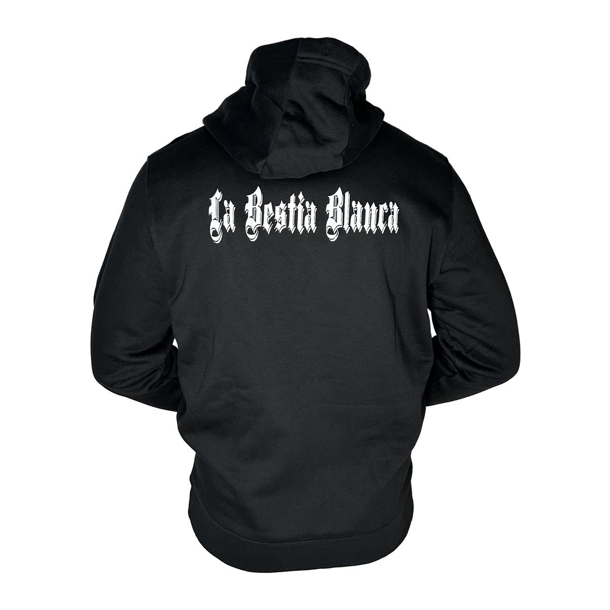 Hoodie "La Bestia Blanca" schwarz