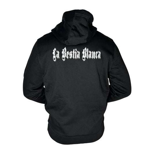 Hoodie "La Bestia Blanca" schwarz